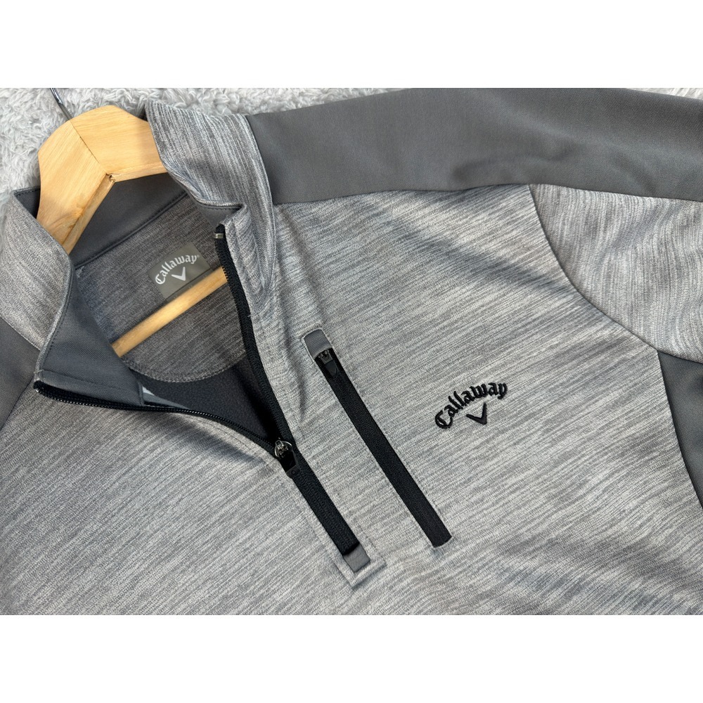 Callaway Medium‎ Men's Gray Pullover Sweater Long Sleeve